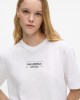 Karl Lagerfeld Outline Logo T-shirt White Μπλο΄υζα
