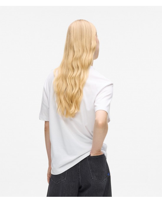 Karl Lagerfeld Outline Logo T-shirt White Μπλο΄υζα