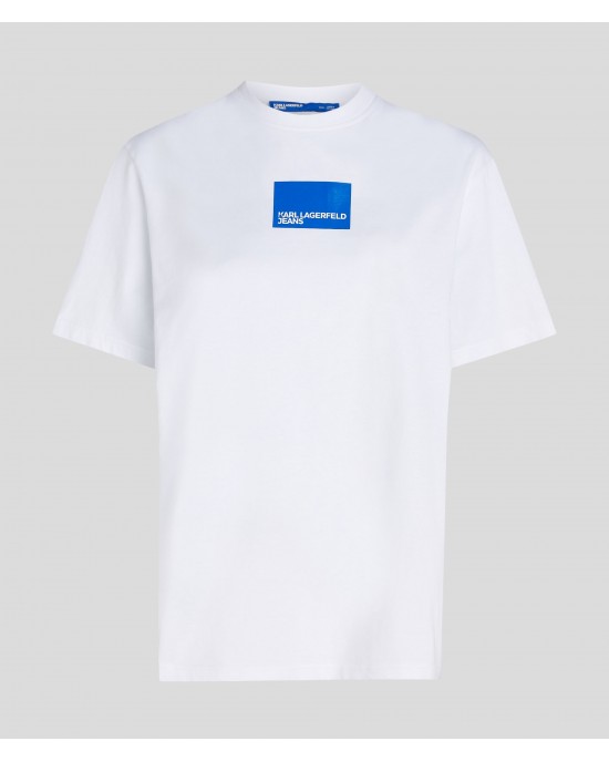 Karl Lagerfeld Short-Sleeved T-shirt White Μπλούζα