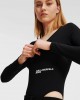 Karl Lagerfeld Long-Sleeved Bodysuit Black Μπλούζα