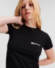 Karl Lagerfeld Logo Slim-Fit T-shirt Black Μπλούζα