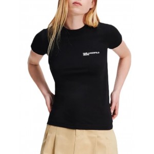 Karl Lagerfeld Slim Fit T-shirt Black Μπλούζα
