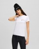 Karl Lagerfeld Logo Slim-Fit T-shirt White Μπλούζα