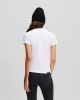 Karl Lagerfeld Logo Slim-Fit T-shirt White Μπλούζα