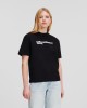 Karl Lagerfeld Logo T-shirt Regular Black Μπλούζα