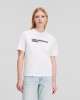 Karl Lagerfeld Logo T-shirt Regular White Μπλούζα