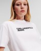 Karl Lagerfeld Logo T-shirt Regular White Μπλούζα