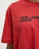 Karl Lagerfeld Logo T-shirt Regular Pompeian Red Μπλούζα