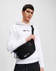 Karl Lagerfeld Street Nylon XL Bumbag Black Τσάντα Μέσης