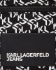 Karl Lagerfeld Street Nylon XL Bumbag Optical Monogram Τσάντα Μέσης