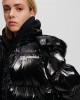 Karl Lagerfeld Pearlized Black Puffer Μπουφάν