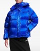 Karl Lagerfeld Pearlized Blue Puffer Μπουφάν