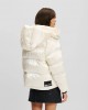 Karl Lagerfeld Pearlized Off-White Puffer Μπουφάν