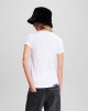 Karl Lagerfeld Monogram T-shirt Slim Fit White Μπλούζα