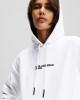 Karl Lagerfeld Relaxed Karl Print Hoodie White Φούτερ