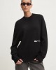 Karl Lagerfeld Regular Monogram Crew Black Πουλόβερ