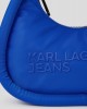 Karl Lagerfeld Puffy Top Handle Blue Τσάντα Χειρός