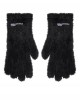 Karl Lagerfeld Furry Logo Black Γάντια