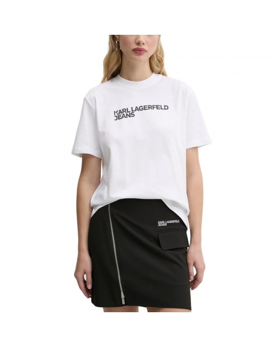 Karl Lagerfeld Regular Fit T-shirt White Μπλούζα