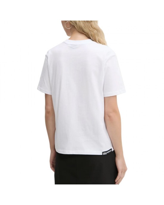 Karl Lagerfeld Regular Fit T-shirt White Μπλούζα