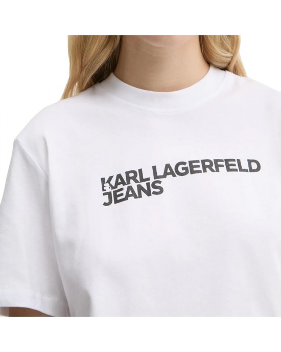 Karl Lagerfeld Regular Fit T-shirt White Μπλούζα