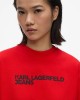 Karl Lagerfeld Jeans Logo T-shirt High Risk Red Μπλούζα