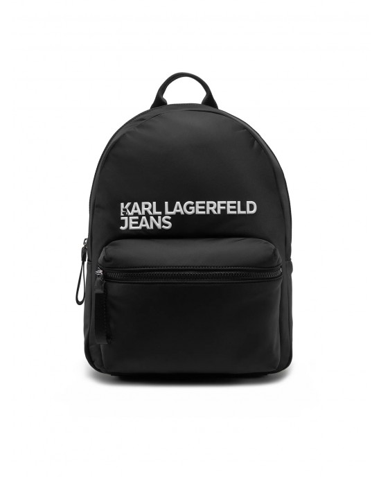 Karl Lagerfeld Essential Nylon Black Τσάντα Πλάτης