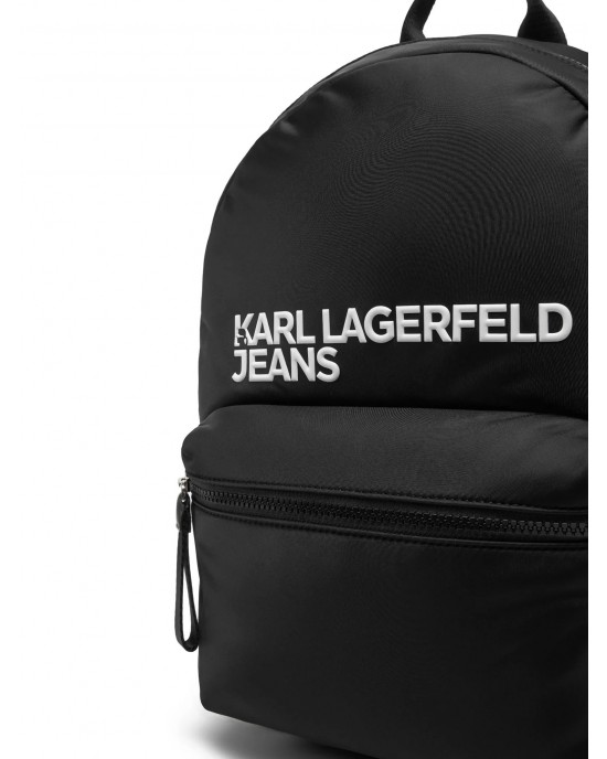 Karl Lagerfeld Essential Nylon Black Τσάντα Πλάτης