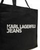 Karl Lagerfeld Logo Shopper Black Τσάντα Ώμου