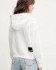 Karl Lagerfeld Jeans Logo Hoodie White Φούτερ