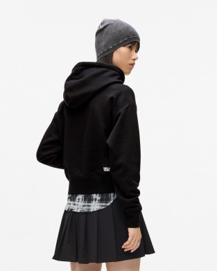 Karl Lagerfeld Jeans Logo Hoodie Black Φούτερ