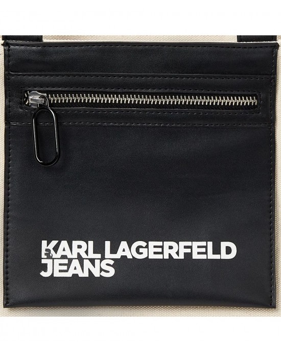 Karl Lagerfeld Pocket Shopper Natural Τσάντα Ώμου