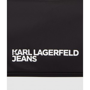 Karl Lagerfeld Logo Nylon Black Ταάντα Ώμου