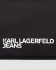 Karl Lagerfeld Logo Nylon Black Ταάντα Ώμου