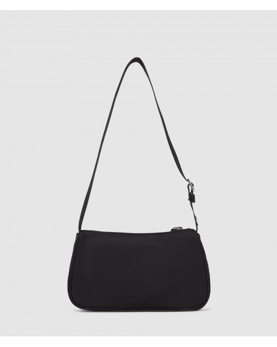 Karl Lagerfeld Logo Nylon Black Ταάντα Ώμου
