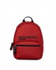 Karl Lagerfeld Logo Nylon Red Τσάντα Πλάτης