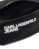 Karl Lagerfeld Nylon Logo Black Τσάντα Μέσης
