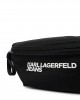 Karl Lagerfeld Nylon Logo Black Τσάντα Μέσης