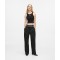 Karl Lagerfeld Double Waistband Washed Black/Black Παντελόνι
