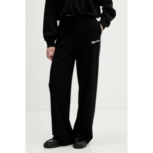 Karl Lagerfeld Milano Black Παντελόνι Φόρμας