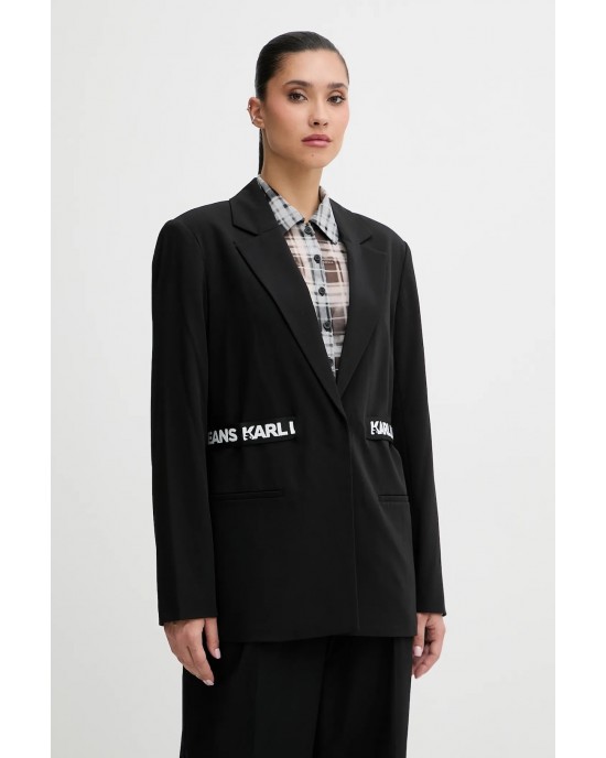 Karl Lagerfeld Logo Black Σακάκι
