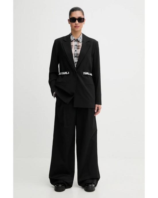 Karl Lagerfeld Logo Black Σακάκι