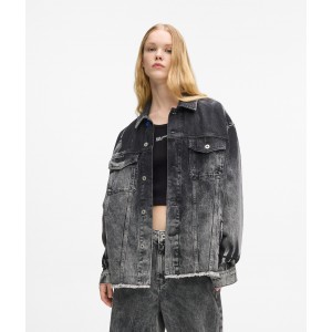 Karl Lagerfeld Bleached Denim Τζάκετ
