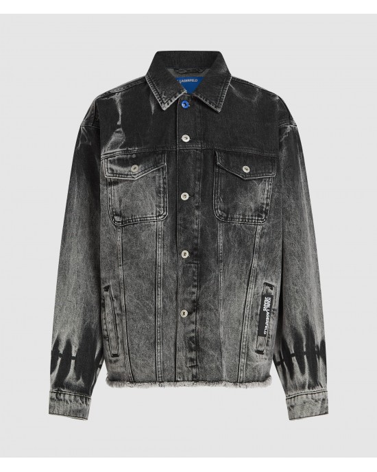 Karl Lagerfeld Bleached Denim Τζάκετ