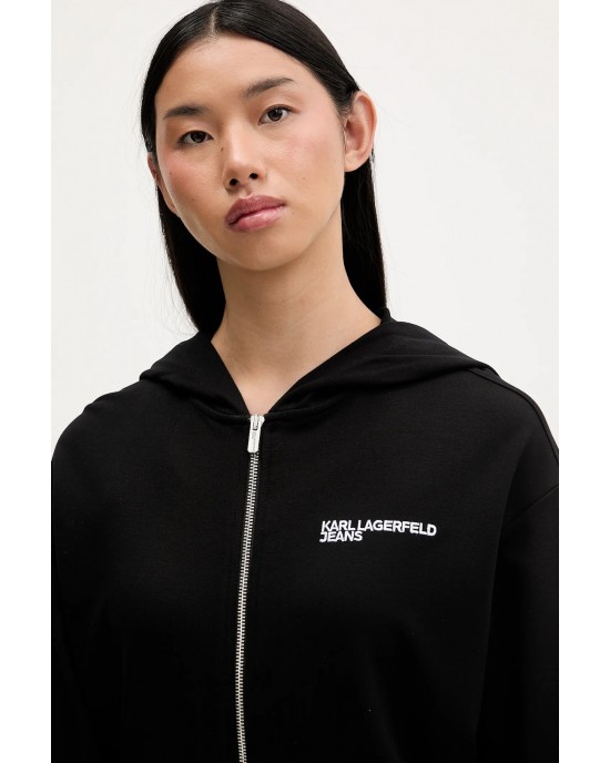 Karl Lagerfeld Milano Black Ζακέτα Φόρμας