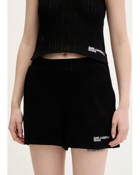 Karl Lagerfeld Jersey Black Σόρτς