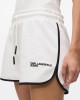 Karl Lagerfeld Binding Logo Sweat White Σορτς