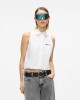 Karl Lagerfeld Sleeveless White Πουκάμισο