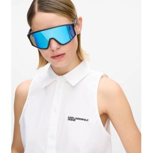 Karl Lagerfeld Sleeveless White Πουκάμισο