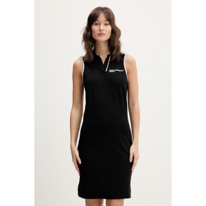 Karl Lagerfeld Polo Sleeveless Black Φόρεμα
